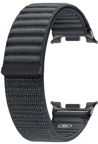 Samsung Fabric Band Cinturino in tessuto (S/M) per Galaxy Watch8 | Watch8 Classic, Graphite