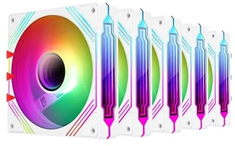 Computer case fan 14cm ARGB 4-pin PWM cooling fan(WT REGULAR 5PCS)