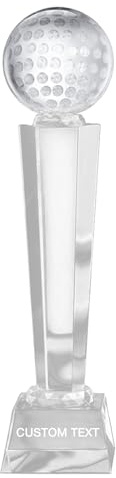 XSTZR Personalisiert Glastrophäe Trophäe – Individueller Spieler des Spiels-Award, Sportwettbewerbs-Trophäe, MVP, Bester Torhüter, Fußball, Basketball, Golf, Volleyball