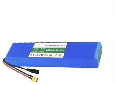 36V 7AH Electric Bicycle Replacement Battery 10S3P Long-Life Electric Scooter Battery Waterproof Batteries with Built-In Protection Board for 500W 350W and 200W E-Scooter Motors Buller+SM