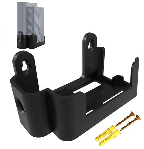 NEWZEROL Wandhalterung für Telekom Router Speedport 7-Schwarz | Halter für Wi-Fi 7 Glasfaser-Modem, hochwertiger Kunststoff, Kabelmanagement, Hitzeableitung, platzsparend und stabil