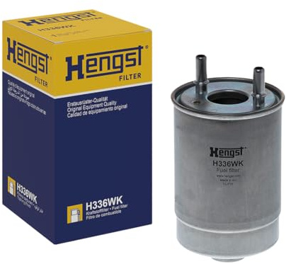 HENGST - Kraftstofffilter H336WK - Hochwertiger Kraftstoff-Leitungsfilter für KFZ - Entfernt Staub und Schmutz aus Otto- oder Dieselmotoren - Schützt das Einspritzsystem