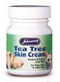 2 X Tea Tree Dog Skin Cream (Antiseptic) 50g - Johnsons (P)(A021)