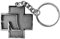 Rammstein Schlüsselanhänger Logo metallic, Offizielles Band Merchandise
