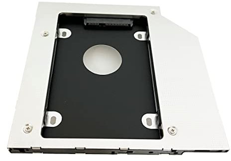 NIGUDEYANG SATA 2nd HDD HD SSD Hard Drive Optical bay Enclosure Frame Caddy Frame Tray for Dell Inspiron 15 3521 3537 3541 3542 3543 3545 3552