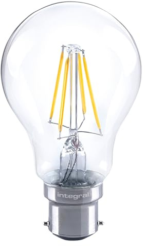 Integral LED Classic Globe (GLS) Filament Omni-Lamp B22 8W (75W) 2700K 1055lm Dimmable 330 deg Beam Angle