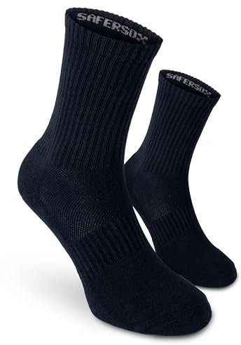 Safersox Mückenschutz Socken, 1 Paar, Marine, 43-46