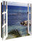 banjado® Großer Schlüsselkasten Glas/Schlüsselbox 30cm x 30cm mit 50 Haken - Motiv Fensterpanorama/Schlüsselkasten modern für Schlüsselaufbewahrung mit beschreibbarer, magnetischer Glastür
