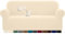 Granbest Stretch Wasserdicht Sofabezug 1 Stück Sofahusse Spandex Jacquard Elastische Couchbezug mit Anti-Rutsch-Schaumstoffe (3 Sitzer, Beige)