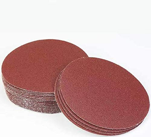 60x Profi-Schleifscheiben │Ø 125 mm │ OHNE Loch │ KORN WÄHLBAR │ für Exzenterschleifer │ Schleifpapier │ Schleifblätter │ Marke: klebemeister.eu (P100)