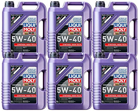 6X Original Liqui Moly 5L Synthoil High Tech 5W-40 Motoröl Motorenöl Öl Oil 1307