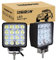 RIGIDON 2 Pcs Auto quad scheinwerfer, 4 Zoll 10cm 48W Spot Strahler offroad beleuchtung für SUV ATV, Traktor, LKW, 4x4, 6000K Weiß led nebelscheinwerfer, led arbeitsscheinwerfer, led arbeitslicht