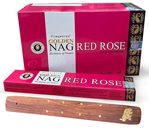 Vijayshree Golden Nag Rose Rouge Encens Rouge 15 g 15 g