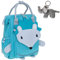 Elephant Kinderrucksack Jungen Mädchen Kinder Kids Kindergartenrucksack ab 3 Jahren Rucksack mit Klappöffnung +e (Igel Türkis 357)