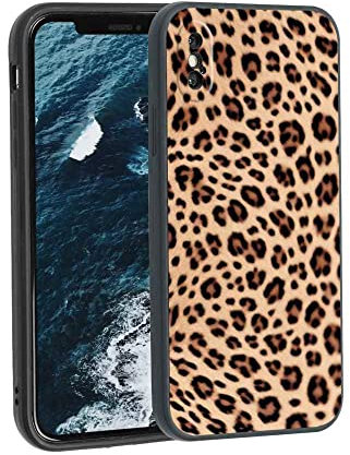 HIPPIL Leopard phone case for iPhone XS Max for Women Men Gifts,Soft silicone Style Shockproof Leopard Case for iPhone XS Max