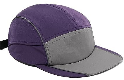 Clakllie 5 Panel Snapback Cap Unstructured Short Brim Basecap Kappe Kurzer Krempe für Herren und Damen Schnelltrocknend Schildkappen