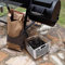 Edelstahl Holzkohle Feuerbox Korb, Smoked Barbecue Holzkohle Korb, BBQ Smoker Zubehör für die meisten Offset Smoker Grill