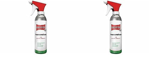 BALLISTOL Unisex – Erwachsene Pompverstuiver, 650 ml, leeg, neutral, Pumpsprüher - ml leer EU Schwarz (Packung mit 2)