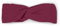 hutch&putch Premium Musselin-Stirnband für Damen - Haarband aus 100% Bio-Baumwolle - weiches Haarband mit Gummizug - Boho Stirnband mit starkem Halt ohne Knickstelle (Red Violet)