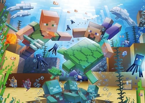 Ravensburger Minecraft Mosaic 1000 Piece Jigsaw Puzzles - Gifts for Boys, Girls and Adults Age 12 Years Up