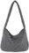 Makukke Cord Umhängetasche Damen Groß Shopper Tasche Schultertaschen Crossbody Bag für Arbeit Büro Reisen Einkaufen Schule，Grau Tasche