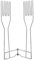 Ioensy Kitchen Gloves Holder Sink Rack Stainless Steel Glove Drainer Towel Storage Holders Adjustable Rubber Glove Drying Rack Mitten Rack Vertical Reusable Dryer