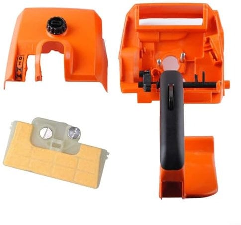 Juego de montaje de cubierta de filtro de aire de mango trasero de repuesto para motosierra 029 034 036 MS390 MS290