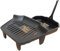 Vintage Decor® Premium Classic Victorian Heavy Duty Cast Iron Fire Grate with 4 legs for air flow I Log Coal Fireside Classic | Eco friendly Fire grate & Ashpan & Tool To Suit 16 inch Fireplace