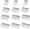 XCSJ 12 Stück Metall Seitenkämme 5, 10, 12, 14 Zahn Haarkämme DIY Braut Hochzeit Kamm für Schleier Haarkämme für Frauen, Mädchen, DIY Haarschmuck