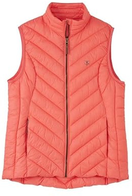 LightHouse Womens Laurel Warm Gilet - Ladies Lightweight Padded Sleeveless Vest - Sugar Coral - 12