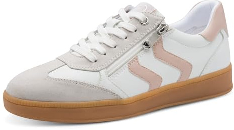Marco Tozzi Damen Sneaker weiches Feel Me Wechselfußbett weiches Innenfutter Vegan Modern