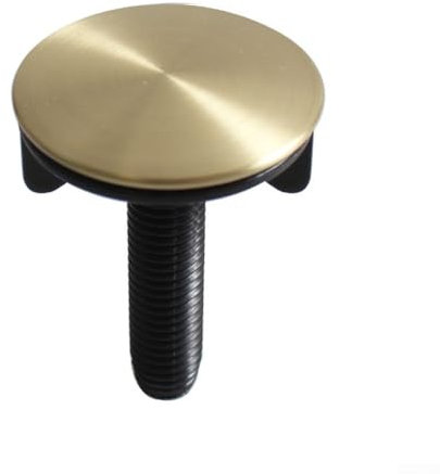 Besttoolifes Copertura del foro del lavandino, tappo di troppopieno del lavandino, copertura del lavello della cucina in ottone massiccio, tappo di chiusura per installazione del piano di lavoro del