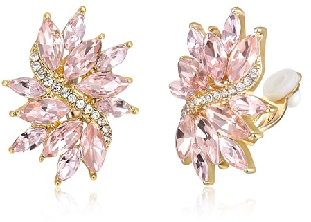 EVER FAITH Damen Marquise CZ Party Täglich Floral Leaf Ohrstecker
