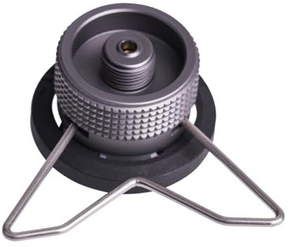 Mikinona Adaptateur de Réservoir de Gaz pour Camping Convertisseur de Bouteille de Accessoire Compact et pour Activités Extérieures pour Barbecue Cuisson et Pique Compatible avec Réchauds