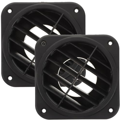 ROMISBABA Déflecteur de Ventilation d'air Chaud 360° Rotatif pour Chauffage Voiture, Conduit 42 Mm, Lot de 2 Pièces, Accessoires Climatisation Mobile pour Camping-Car et Véhicule