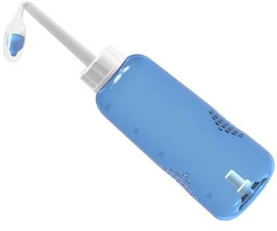 COOLHIYA Nasenspülflasche 500ml Kunststoffbehälter für Nasenspülung und Nasenreinigung bei Heuschnupfen Geeignet für Erwachsene