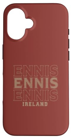 Vintage Ennis Ireland Case for iPhone 16