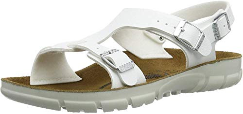 BIRKENSTOCK Professional SARAGOSSA BF 500873 - Sandalias para Mujer, Blanco (Weiß (Weiss)), L10 M8 41,0
