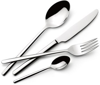 Idea cucina: Set 24 Posate LAGOSTINA Maia per 6 Persone INOX 18/10 Termoformato