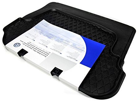 Original Volkswagen VW Ersatzteile Caddy Fußmatten, Gummi, hinten