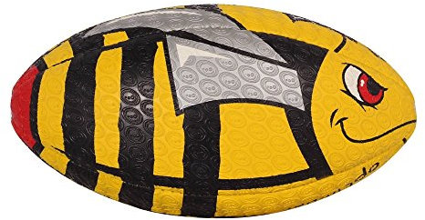 Optimum Rugby Ball - Balanced and Responsive for Accurate Handling and Kicking of Top-Performing Rugby Balls - Perfect for Training and Gameplay - 2-Ply 410g Ball - Stinger - Midi