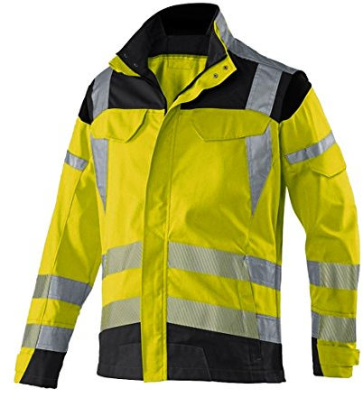 Kübler 12078340-3497-102 Jacke Reflectiq PSA 2, Warngelb/Anthrazit, Größe 102