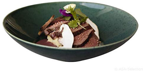 ASA Xmas Gourmetteller, Keramik, Grün, 23 cm, 23 x 23 x 6.5 cm