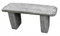 Antikes Wohndesign Gartenbank Sitzbank Römerbank Steinbank Bank Holz Optik