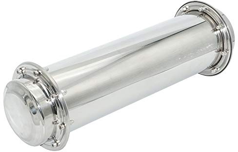 Moumou wasserdichte Zeitkapsel aus Edelstahl, korrosionsbeständig, langlebig,verschließbar, Behälter für die Zukunft 16.3 Inch / 41.5cm