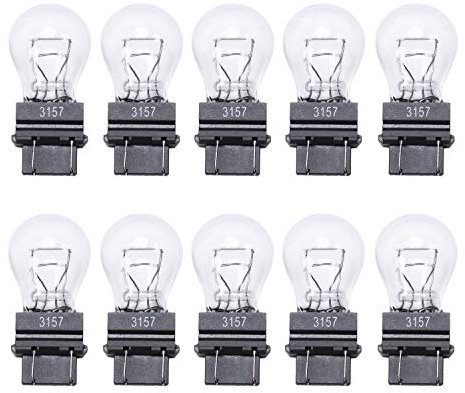 Gaoominy 10 x 3157 Glühbirnen, Bremslicht, Rückfahrscheinwerfer, S8, Scheinwerfer für Sie