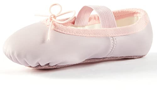 Lily's Locker - Ballet Shoes for Girls Full Sole Leather Dance Shoes for Children and Adults (Pink, 10 UK Child)