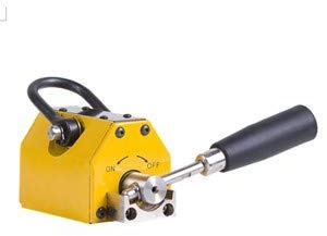 Lasthebemagnet für Flach- und Rundmaterial (magnets4you) - Haftkraft ca. 100kg | mit integrierter Öse und Hebel zum Ein- und Ausschalten