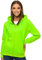 OZONEE Damen Kapuzenpullover Sweatjacke Sweatshirt Farbvarianten Kapuzenjacke Kapuzenpulli Langarm Kapuze Hoodie Sport Style Casual Fitness Basic Training 777/2106B GRÜN-NEON M