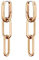 BOSS Jewelry Ohrringe mit Gliedern für Damen Kollektion TESSA in Nelkengold - 1580202